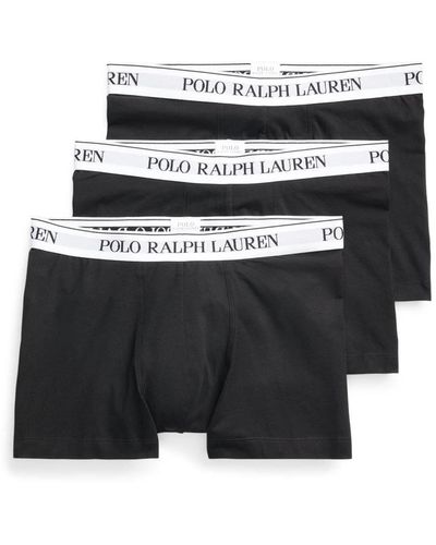 Ralph Lauren Komfort stretch trunks pack - Schwarz
