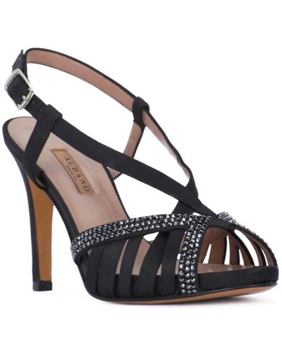 Albano High Heel Sandals - Black
