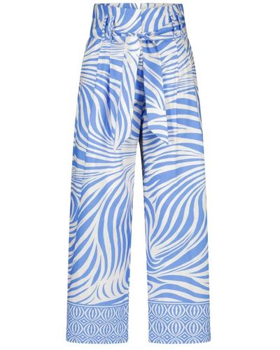 Cinque Wide trousers - Azul