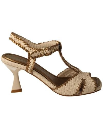 Pons Quintana Shoes > sandals > high heel sandals - Métallisé