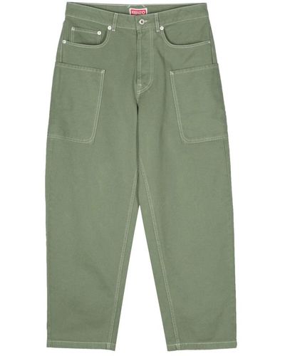 KENZO Loose-Fit Jeans - Green