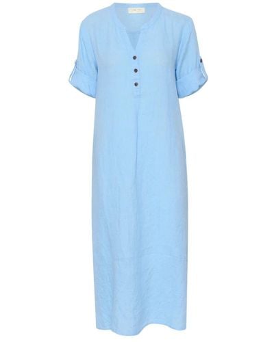 Cream Maxi dresses - Azul