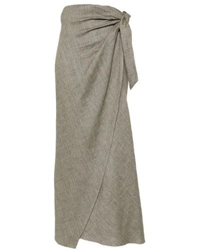 Alysi Maxi Skirts - Grey