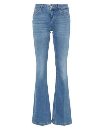 Liu Jo Blaue jeans regular fit elastik hinten