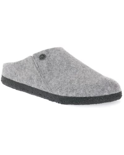 Birkenstock Pantoffeln zermatt grey wool felt calz n - Grau