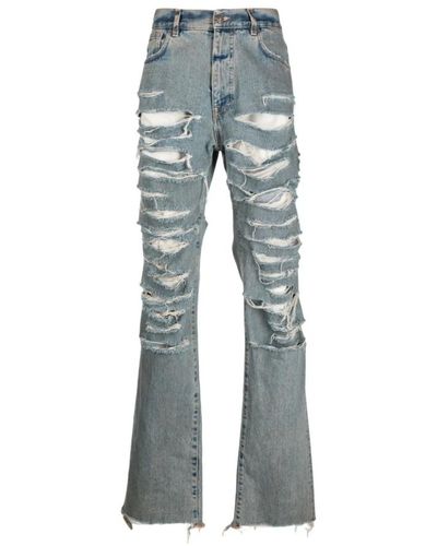 424 Zerrissene straight-leg jeans - Blau