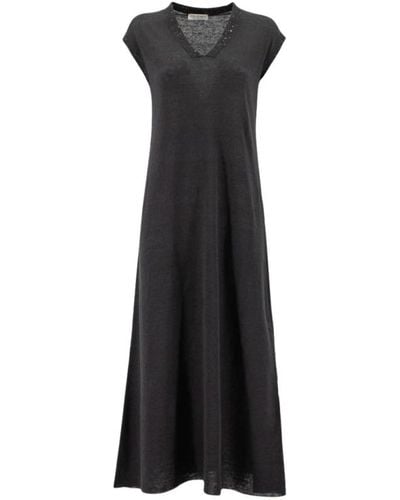 Le Tricot Perugia Dresses > day dresses > maxi dresses - Noir