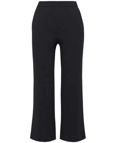 Maliparmi Pantalone sablè crepe - Nero