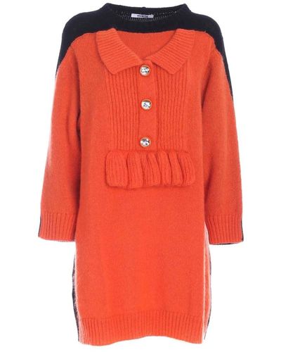 Vivetta Knitted Dresses - Orange