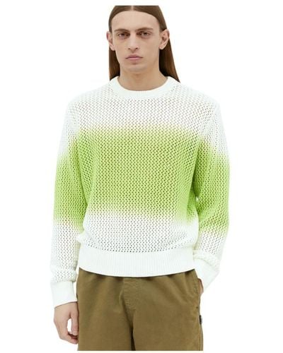Stussy Ombre locker gestrickter pullover - Grün