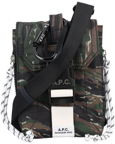 A.P.C. Cross Body Bags - Black
