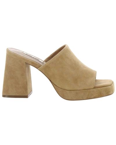 Bibi Lou Shoes > heels > heeled mules - Marron