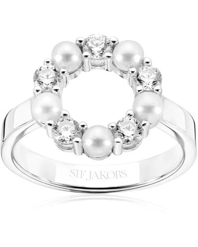 Sif Jakobs Jewellery Perlen biella ring - Weiß