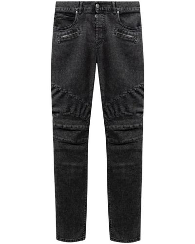 Balmain Schmal geschnittene jeans - Schwarz