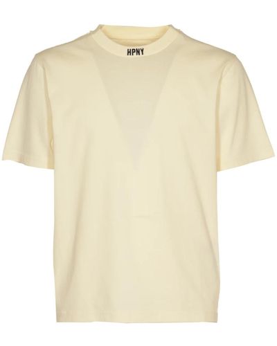 Heron Preston Hpny EMB SS TEE - Stilvolle T-Shirts und Polos - Natur