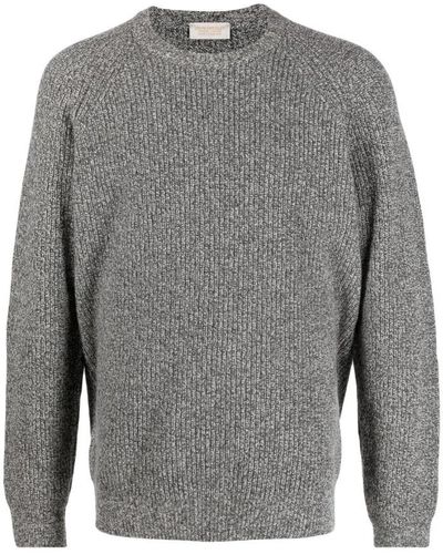 John Smedley Round-Neck Knitwear - Gray