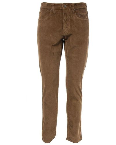 Siviglia Slim-Fit Trousers - Brown
