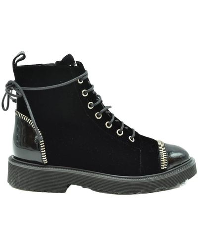 Giuseppe Zanotti Lace-Up Boots - Black