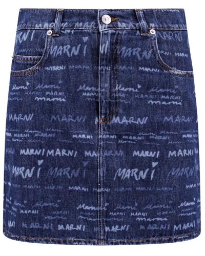 Marni Denim skirts - Blu