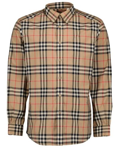 Burberry Shirts > casual shirts - Neutre