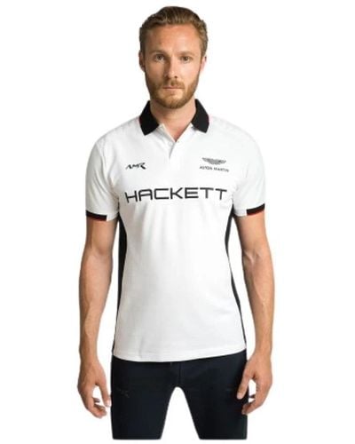 Hackett Tops > polo shirts - Blanc