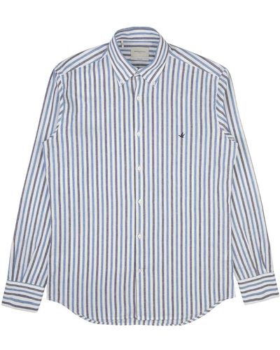 Brooksfield Stilvolles hemd in weiß/blau