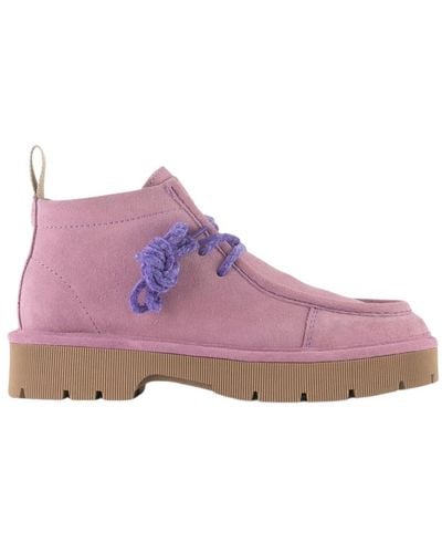 Pànchic Shoes > boots > lace-up boots - Violet