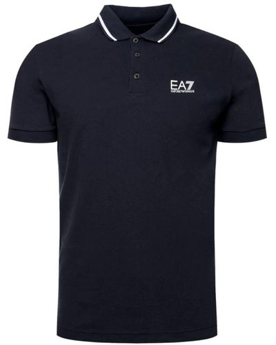 EA7 Tops > polo shirts - Bleu