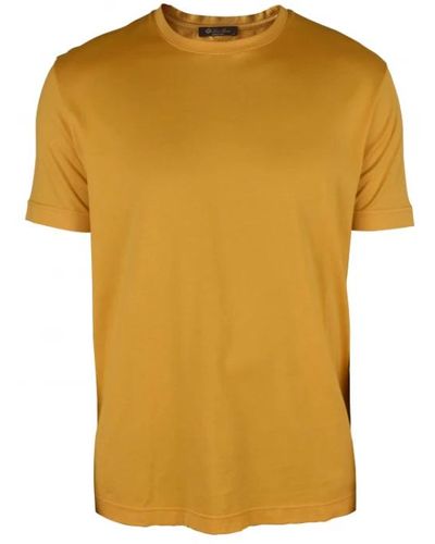 Loro Piana Upgrade deinen Kleiderschrank mit trendigem Senfgelbem T-Shirt
