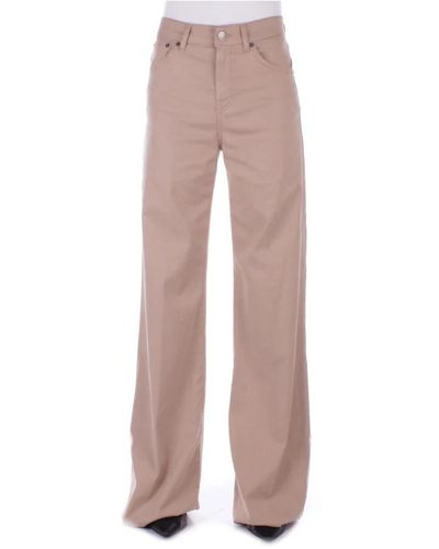 Dondup Wide Trousers - Pink