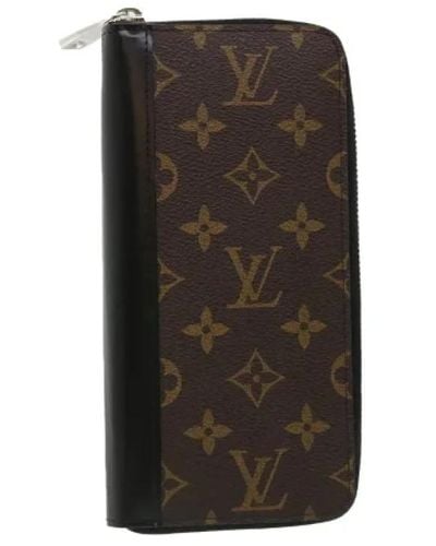 Louis Vuitton Portafoglio louis vuitton in tela marrone usato