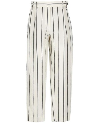 Brunello Cucinelli Wide Pants - White