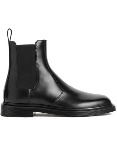 The Row Chelsea Boots - Black