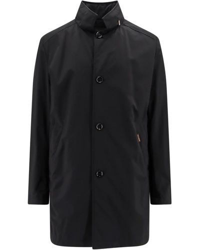 Moorer Coats > single-breasted coats - Noir
