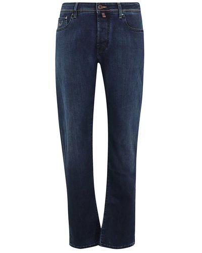 Jacob Cohen Stylische denim jeans mit 5 taschen - Blau