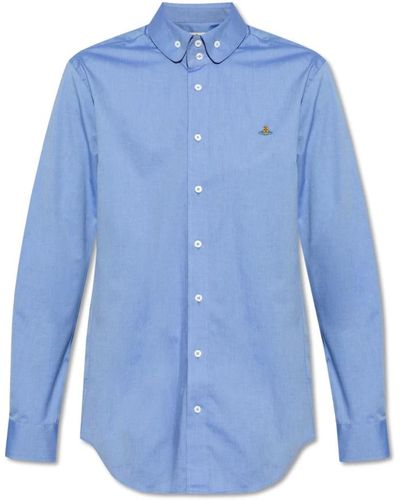 Vivienne Westwood Shirt mit logo - Blau