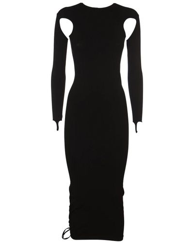 ANDREA ADAMO Midi Dresses - Black
