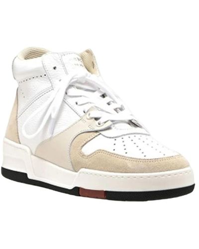 Zespà Zsp24 calf nappa sneaker high top - Bianco