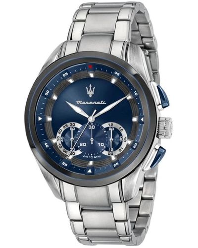 Maserati Cronografo in argento/blu per - Metallizzato