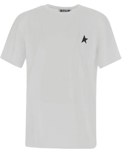 Golden Goose Baumwoll logo t-shirt - Grau