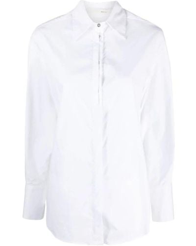 Tela Camicia donna elegante bluse collezione - Bianco