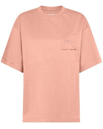 Philippe Model Monique essence camiseta rosa de algodón