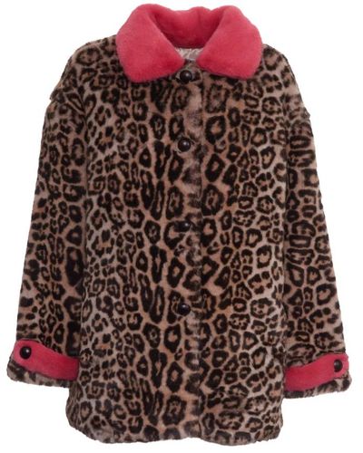 Molliolli Jackets > faux fur & shearling jackets - Rouge