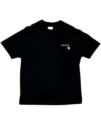 3.PARADIS T-shirt con logo applicato - Nero