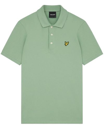 Lyle & Scott Klassisches grünes polo shirt