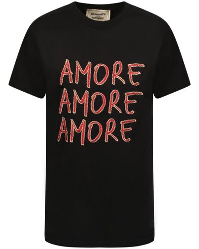 ALESSANDRO ENRIQUEZ Tops > t-shirts - Noir