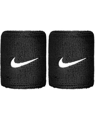 Nike Polsini swoosh wristbands nero