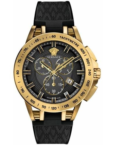 Versace Sport tech strap watch - Negro
