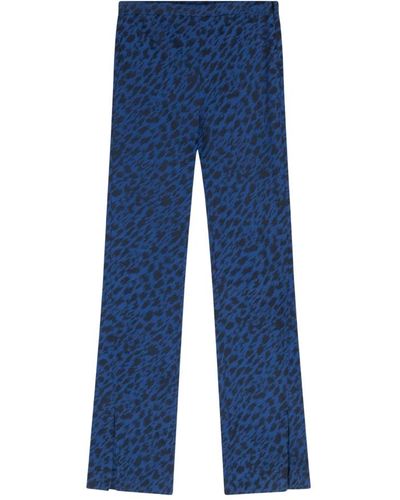 Alix The Label Trousers > straight trousers - Bleu