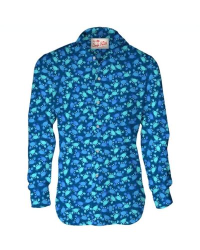 Mc2 Saint Barth Camicie alla moda per uomo - Blu